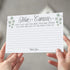 m&h invites Time Capsule Message Cards - 50 Count for Baby Shower or 1st Birthday Game Activity