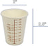 50 Coated Paper Graduated Measuring Cups, 3oz for Mixing Paint, Stain, Epoxy, Resin; Disposable & Recyclable by