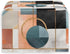 Four Slice Toaster Cover, Modern Geometric Circle Kitchen Appliance Cover with Hang Loop