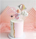 Birthday Candles Number 4, Pink Glitter Happy Birthday Cake Candles Handmade Sequin Numeral Candle