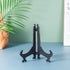 Artliving 24pcs/Set 7" Black Plastic Easels, Plate Display Stands, Picture Frame Holder