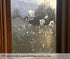 NIVIY 3D Static Cling Window Film, 17.7" x 78.7", with Installation Tools, Self Adhesive Decorative Flower Privacy