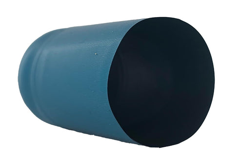 Metallic Light Blue PVC Shrink Capsules, 500 Count