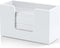 Paper Towel Dispenser Countertop, Wooden Bathroom Paper Towel Holder, White Napkin Holder