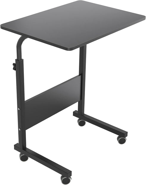 SogesGame Side Table with Wheels, Home Snack Side Table with Castors Mobile