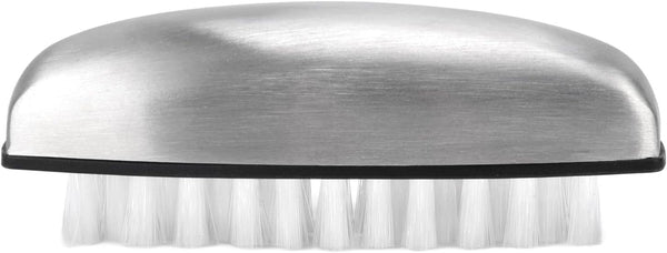 Ergonomic 304 Stainless Steel Cleaning Brush - Fruit & Vegetable Scrubber for Kitchen Hygiene