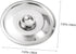 Stainless Steel Oil Pot Lid, Seasoning Pot Cover with Convenient Knob Spill Design for Kitchen Cookware