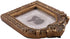 SIKOO Vintage Mini Picture Frame 2.5 × 3.5, Antique Small Ornate Table Top Wall Mounting Photo Frame - Bronze Gold