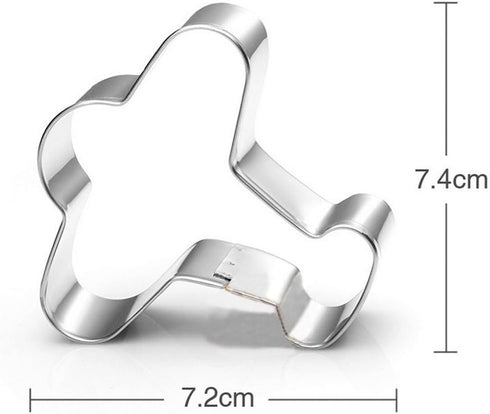 Airplane Biscuit Cookie Cutter, Stainless Steel