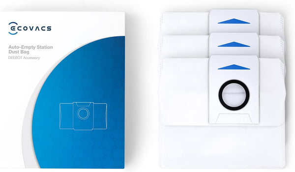 ECOVACS New Disposable Dust Bag for DEEBOT T20 Omni, X1 Omni, T10 Omni Robot Vacuum and Mop Cleaner