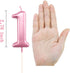 1st Birthday Candle, Happy Birthday Number One Candles for Cake Topper Decoration for Kids and Adults, Numeral 1