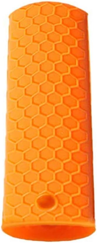 Silicone Hot Handle Holder, Heat Resistant Potholder Rubber Cover for Cast Iron Skillets, Sleeve Grip, Frying Pans, 6x2