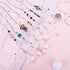Set 7 H&D HYALINE & DORA Crystal Rainbow Suncatcher Glass Bead Chain Fengshui Hanging Pendant for Window Garden Party