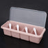 Yosoo 4 Compartments Seasoning Box Spice Rack Organizer, 11.42 * 4.53 * 2.76in Container