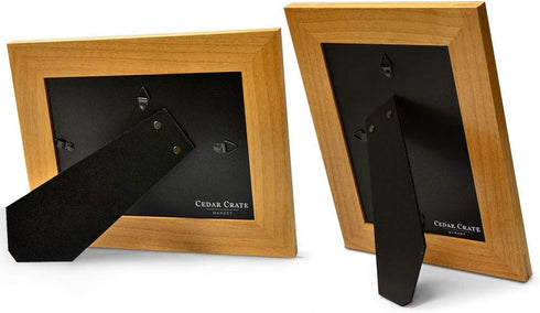 CEDAR CRATE MARKET Engraved Wood Frame, "Children are The Rainbow of Life" Fits 5x7 Horizontal Photo, New Grandma Gifts