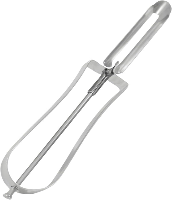 RyanDesign Professional Stainless Steel Peeler - Swivel Blade, Ergonomic Handle, Potato Eye Remover