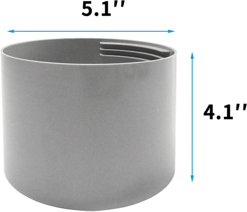 Air Conditioner Hose Extension Coupler, 5 Inches, Portable AC Exhaust Vent Hose Connector for Universal Fit