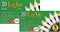 Generic 20 Count Mini Light 2 Pack - Clear, 5 Feet, Indoor, Incandescent,