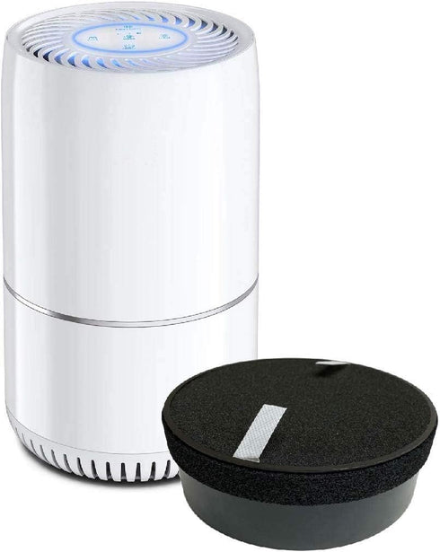 Nispira True HEPA H13 Air Filter Replacement for hOmeLabs Compact Air Purifier, 3 Units