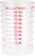 BCnmviku Shot Glass Measuring Cup, 3 Ounce/90ML Liquid Heavy High Espresso Glass