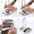 Yiffee Stainless Steel Storage Rack, Kitchen Utensil Storage Rack, Spoon Rest, Lid Holder, Rust Resistant