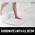Gorilla Grip Bathroom Rug Sets - Soft Chenille 2 Piece Area Rugs, 30"x20" Carpet, Toilet Base Mat, White
