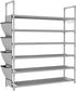 6 24-30 Closet, LANTEFUL Tier Shoe Rack Storage for Pairs Shoe and Boot, Shoe Organizer with Hook and Side Pocket Free