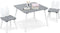 HONEY JOY Kids Table and Chair Set, Children Wooden Activity Table &