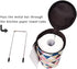 Olve Kitchen Paper Towel Holder, Hanging Paper Towel Dispenser Cover for Kitchen & Camping (Brown)