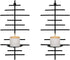 Set 2,Black AIM & GGKK Wall Candle Sconce of Wall Mounted Candle Holder for Home,Living Room, Dining Room,Rustic