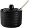 Ceramic Mini Sugar Bowl - Seasoning Pot Salt Pepper Storage Jar with Lid Spoon, 70ml