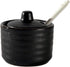 Ceramic Mini Sugar Bowl - Seasoning Pot Salt Pepper Storage Jar with Lid Spoon, 70ml