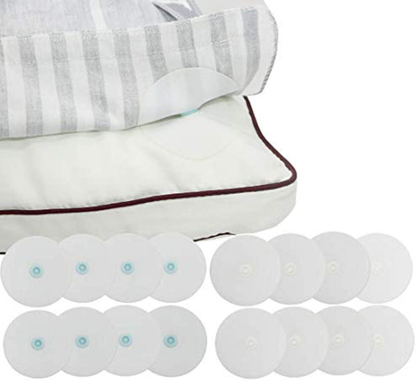 Comforter Clips, 16 PCS Corner Keeper Duvet Cover Snap for All Thickness Quilt and Duvet, Keep Your Quilt in Cover
