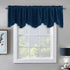 StangH Navy Blue Valances Curtains - Luxury Velvet Tier Curtains for Bedroom, Office Window Dressing