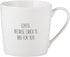 Santa Barbara Design Studio SIPS Drinkware, Dishwasher & Microwave Safe Bone China Cafe Mug Coffee Cup, 14-Ounce,