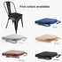 14x14 Set 2 Augld Metal Chair Cushion of Memory Foam School Chair Cushion Small U Shape Seat Cushion Black