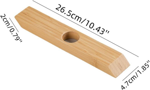 2PCS Wine Bottle Holder Wine Rack Countertop Bamboo Wine Rack for Home Decor Kitchen Storage Pantry Cabinet Bar Decor Dining Table Display
