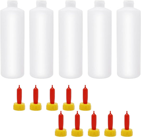 ZUDKSUY 5 Sets 400ml (400ml 5) (5 Pack) Goat Bottle Lamb Feeding Bottle, Lamb Goat Nipples, Kid Livestock Drink Bottle