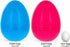 Set 2 10 Inches BestPysanky of Pink and Blue Giant Jumbo Large Size Fillable Plastic Easter Eggs