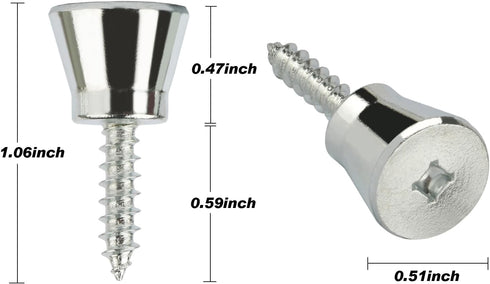 WPW10661886 Refrigerator Door Handle Mount Screw Suitable for Whirlpool W10661886 W10460893 W10303465 (2 PCS) by Bixegg