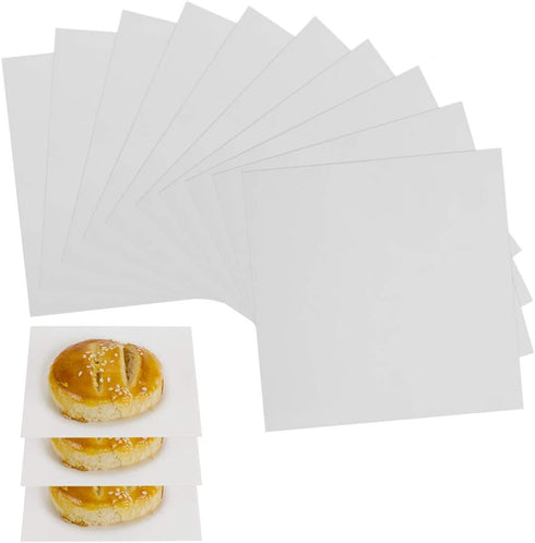 Parchment Paper Squares, 4x4 Inch, Set of 300, Nonstick Precut Baking Parchment for Burger Patty and Cookies