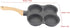 Egg Frying Pan, 4 Hole Non-StickOmelet Pan, Easy Clean Fried Egg Pan, Aluminium Alloy Cooker for Breakfast by QANYEGN