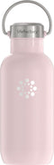 LIfeFactory 16 Ounce Stainless Steel Vacuum-Insulated Sport Bottle, Desert Rose