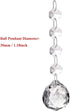 30MM Pack 10pc (30mm) Clear Glass Crystal Prism Pendat Suncatcher Chandelier Parts Lamp Light Pendants Balls Drops