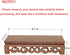 GOLDY&WENDY Chinese Wooden Rosewood Base Rectangular Carved Vase Buddha Plant Display Stand Craft Pedestal