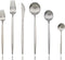 JASHII Luxury Flatware Set, 6-Pieces Elegant 18/10 Stainless Steel Silverware for Home Kitchen, Dishwasher Safe