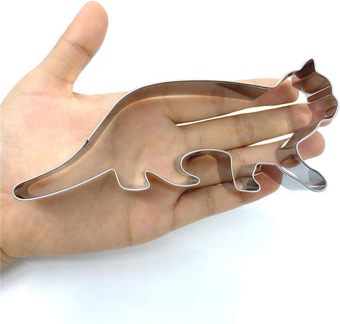 LILIAO Walking Cat Cookie Cutter for Kids - 5.4 x 2.4 Inches Stainless Steel