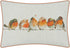 KINGROSE Christmas Hand Drawing Birds Decorative Throw Pillow Cover Watercolor Linen Accent Pillow