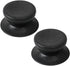 uxcell 2pcs Lid Knobs for Pans Pots - Heat Resistant Plastic Knob Handle for Kitchen Bakeware (Black)