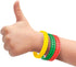 7.5 Inch 12 Pack- ArtCreativity Building Block Bracelets for Kids- Colorful Stretchy Rubber Wristbands for Boys